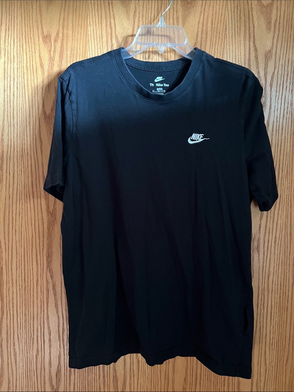Nike Black Short Sleeve Tee with White Swoosh
